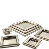 Ziggurat-shaped stacked trays / vide poche sculpture, Italy 1970s