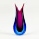 Vase Sommerso en verre de Murano du milieu du siècle par Flavio Poli pour Seguso, Murano, Italie, années 1960