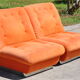 Paire de fauteuils des années 70
