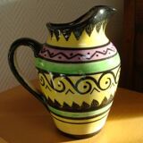Vintage HB Quimper Breton pitcher
