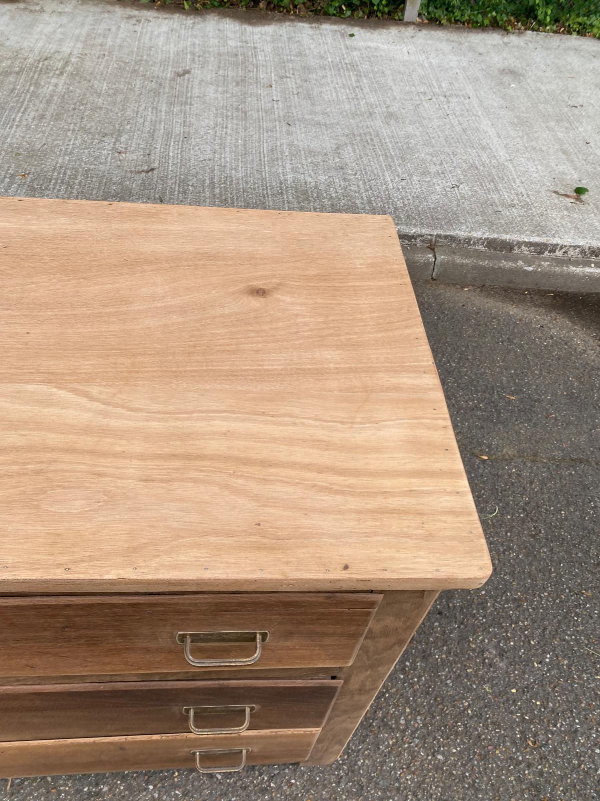 Renovated teak and veneer commode from the 1950s.