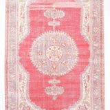 Red & Cream Classic Turkish Vintage Rug, 205x310Cm