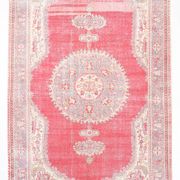 Red & Cream Classic Turkish Vintage Rug, 205x310Cm