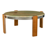 Onyx marble coffee table 70s