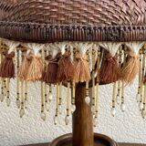 Vintage rattan lamp