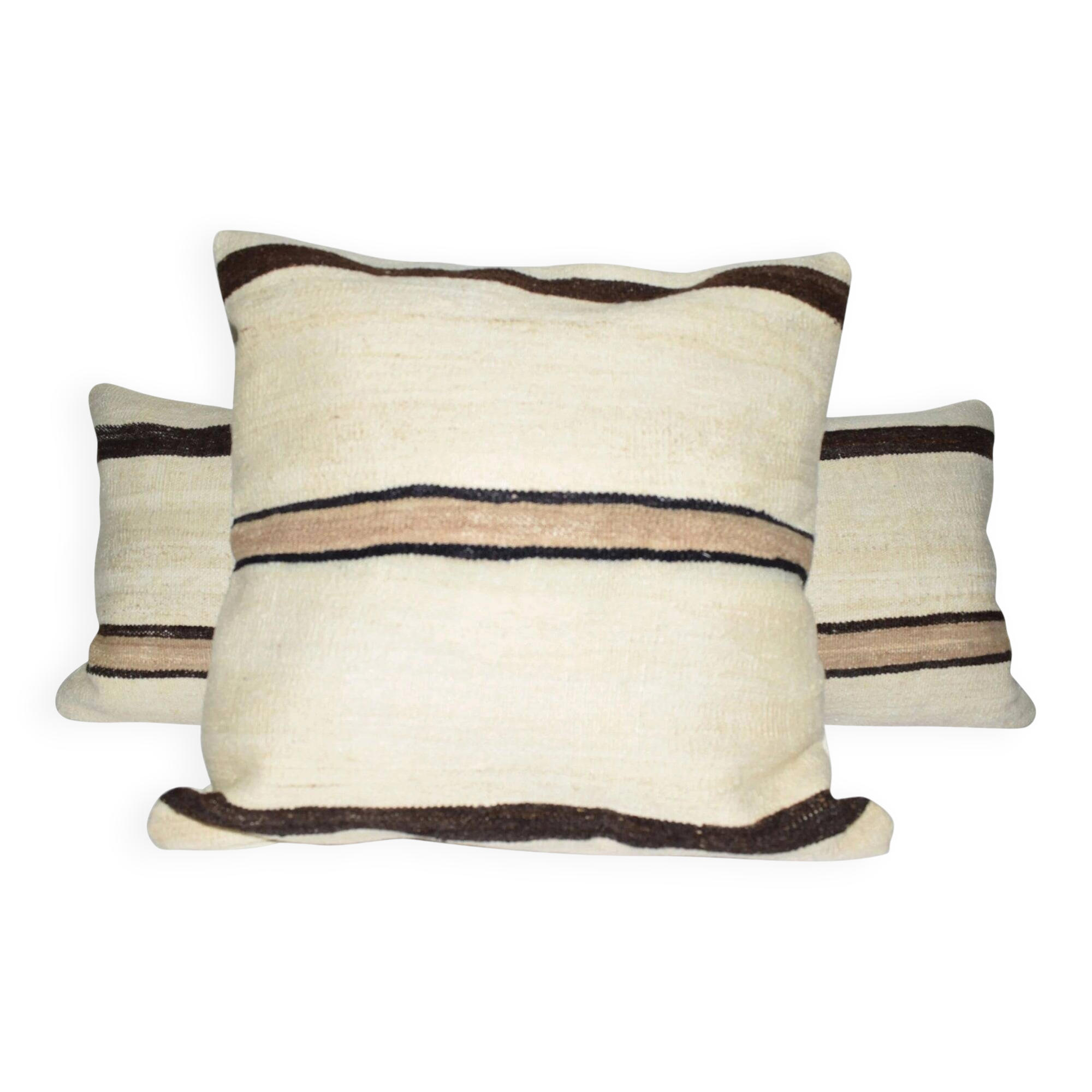 Set of 2 vintage Turkish cushion covers 51x51 cm