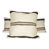 Set of 2 vintage Turkish cushion covers 51x51 cm