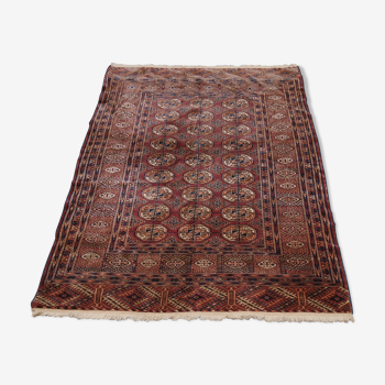 Handmade oriental rug boukhara burgundy