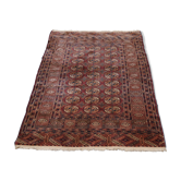 Tapis d'orient fait main boukhara bordeaux