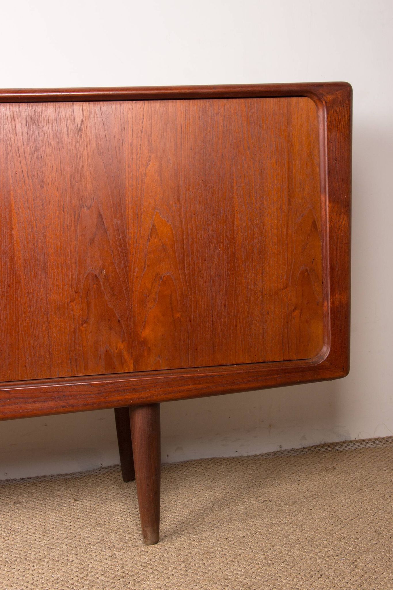 Danish Enfilade in Teak by Henry Walter Klein for Bramin 1960.