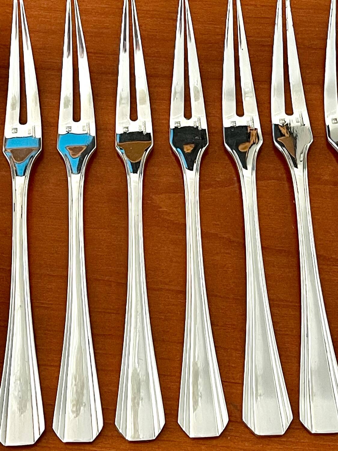 Christofle boréal, 12 snail forks, aperitif pick very good condition