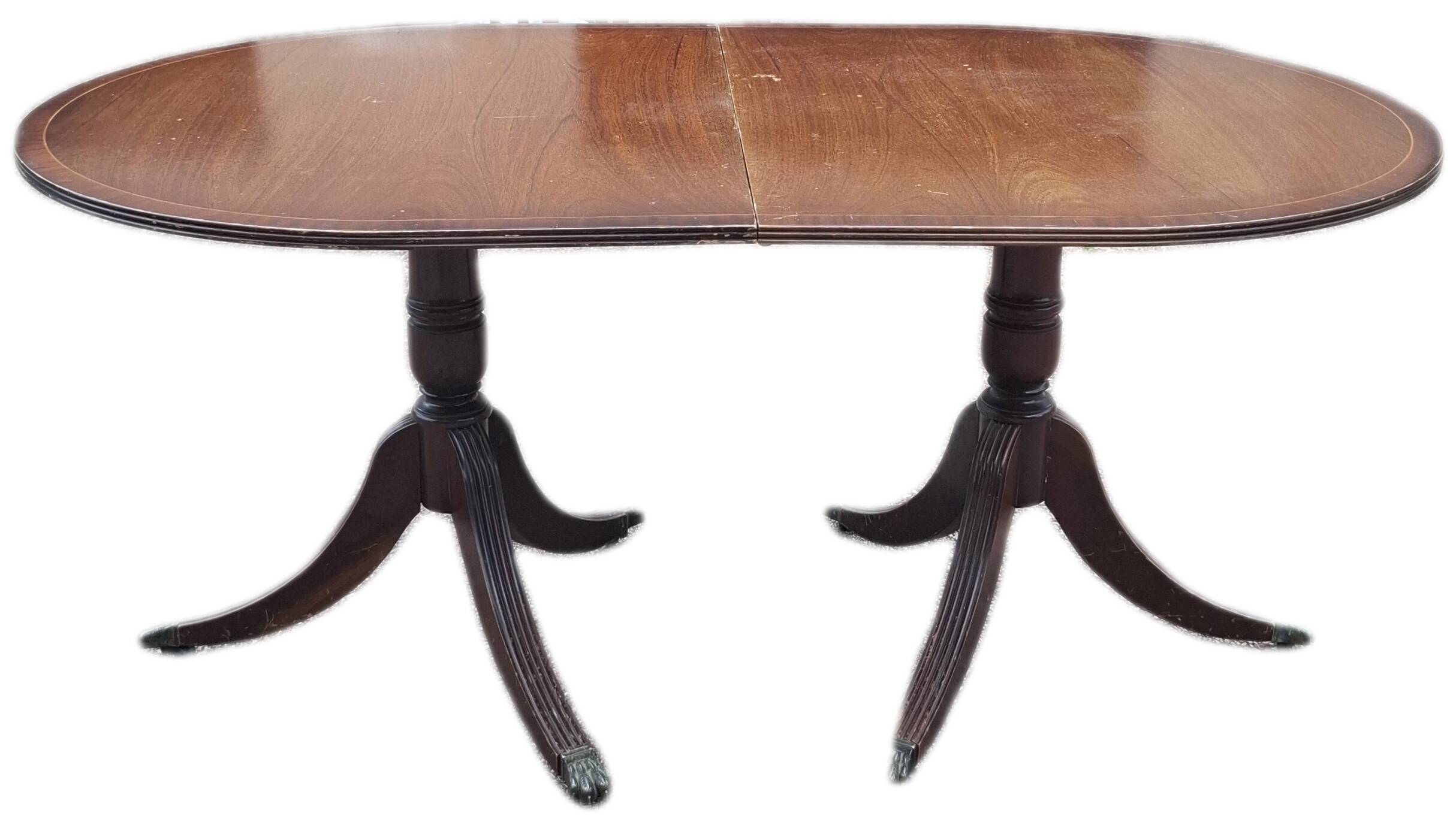 Victorian style English oval table