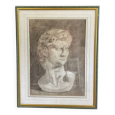Dessin au crayon d’un buste