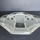 Vintage molded glass ashtray