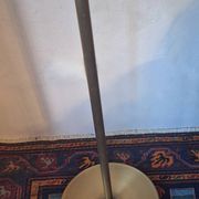 Walter von Nessen brass swivel-arm floor lamp with uplight, 1960s