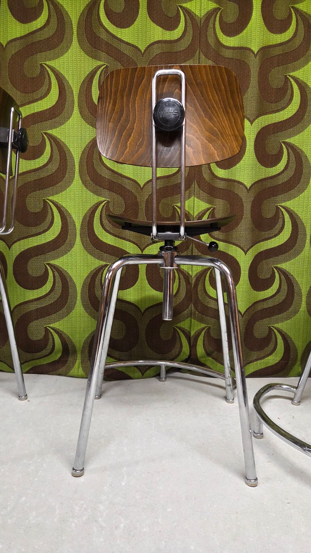 Lot 3 chaises Egon Eiermann Orchestra W+S vintage