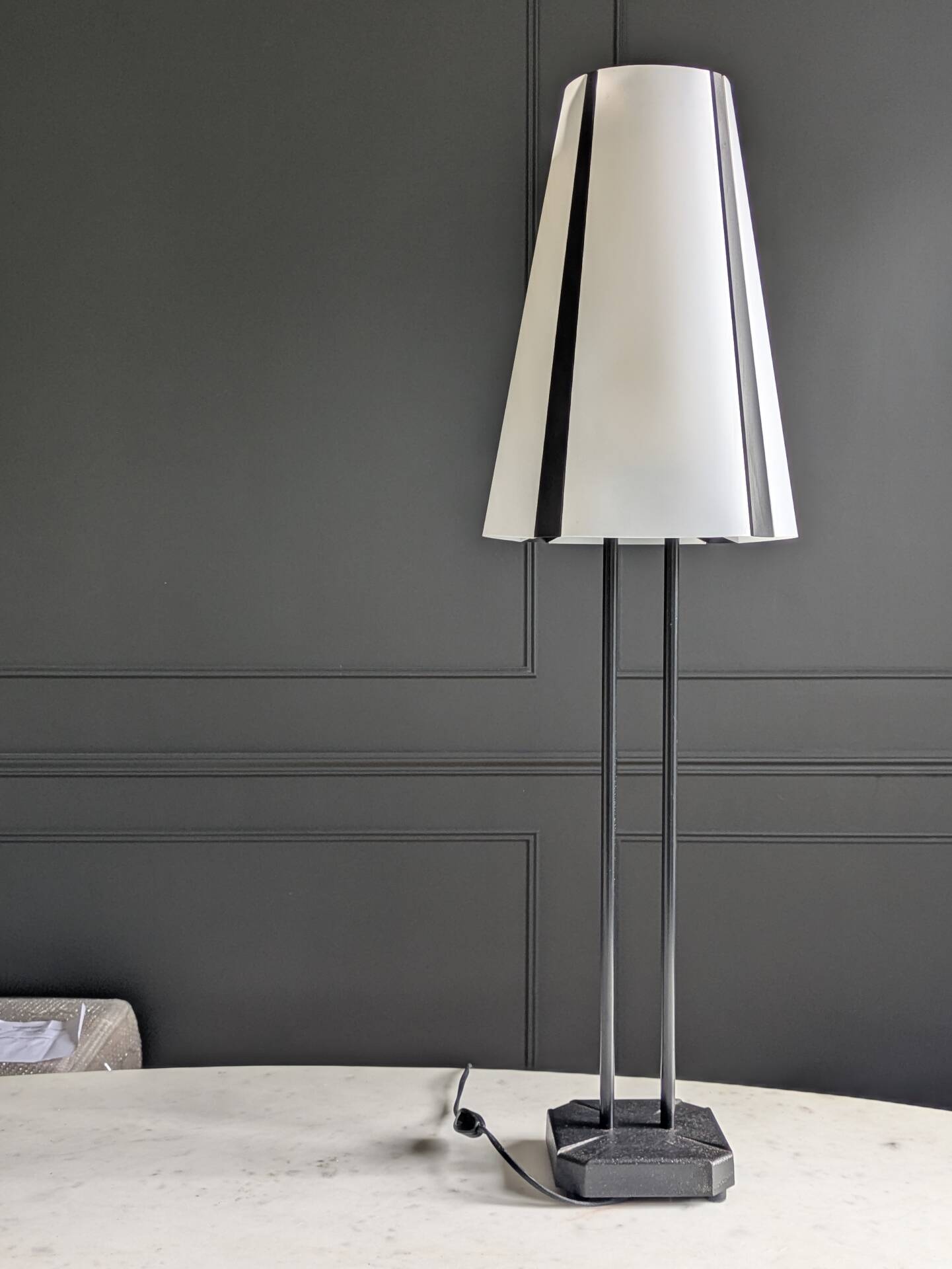 Vintage table lamp IKEA Vistofta by Gunnar Jensen. Postmodern.