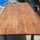 Industrial iron and wood table