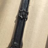 Cast iron and marble bistro table