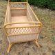 Rattan cradle.