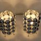 Pair of  Kare design table lamps model 62455 with chromed plastic bubbles