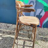 Tabouret de bar en bois courbé