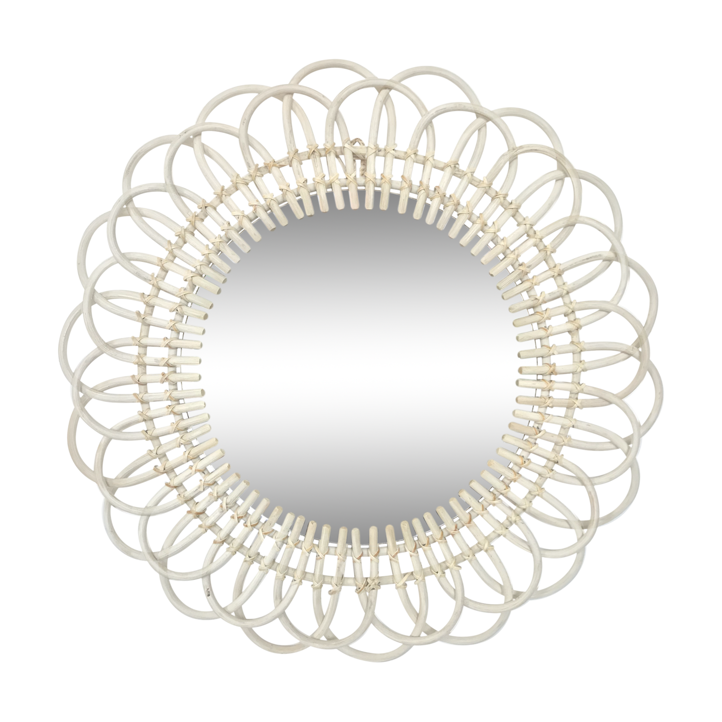Rattan Sun mirror 58 x 58 cm