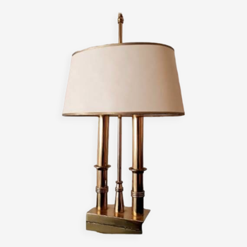 Lampe bouillotte style Hollywood Regency, vers 1960