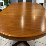 Extensible Baumann teck table vintage 1970