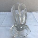 Vase ancien cristal de vannes décoration France vintage
