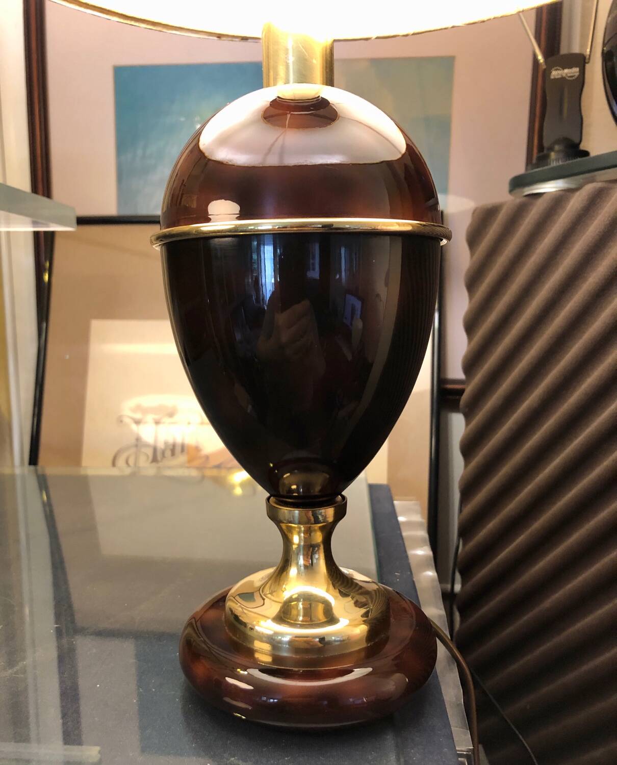 Beautiful brass lamp base