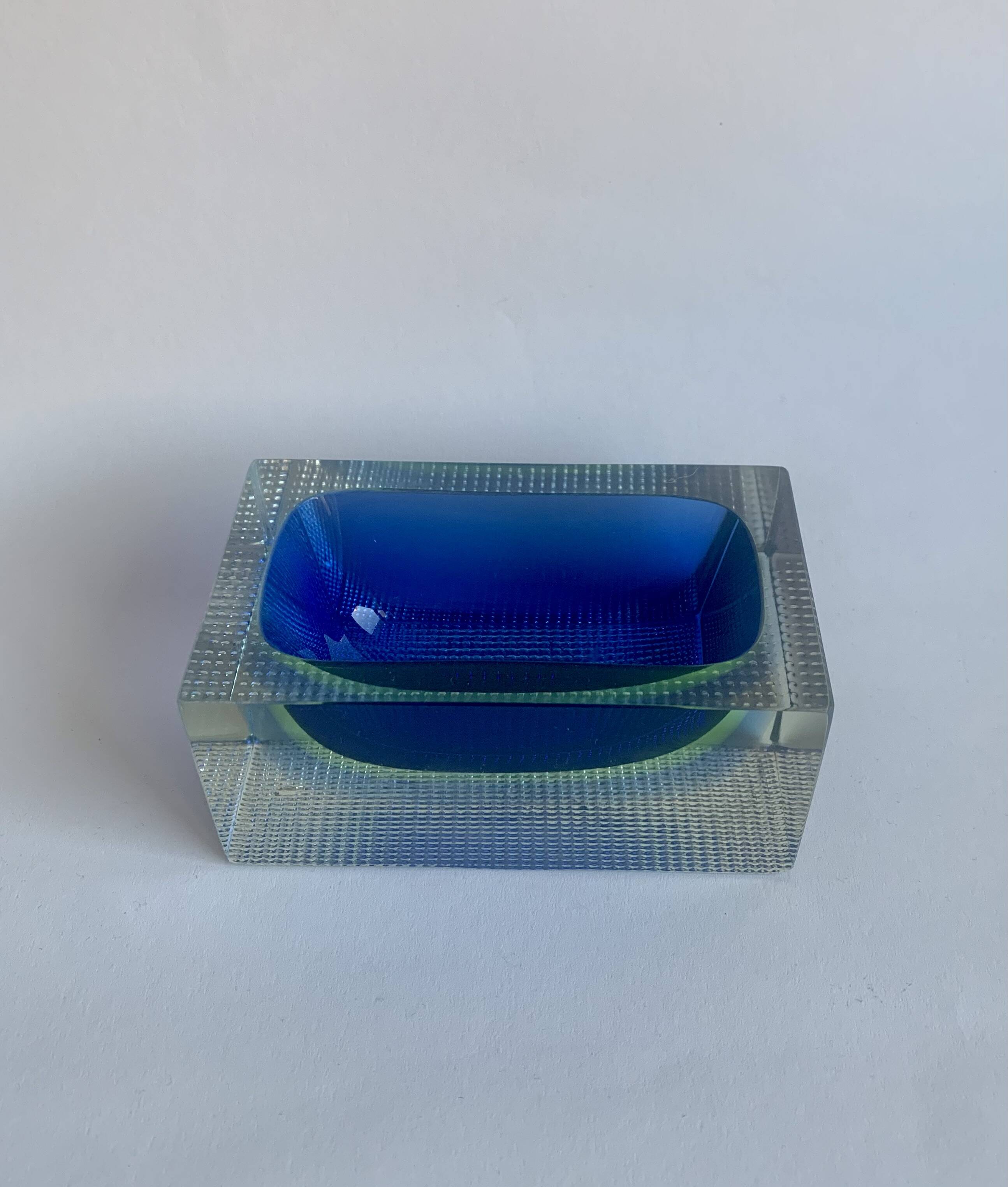 Murano Ashtray by Flavio Poli  1980s