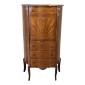Louis XV style marquetry secretary