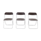 Plia folding chairs by Giancarlo Piretti to Castelli Italy 60s