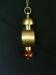 Lantern wood and brass