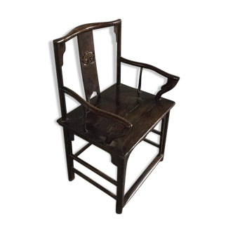 Chinese type wooden armchair