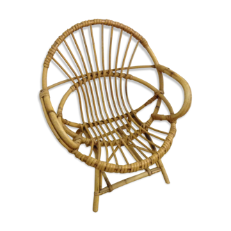 Rattan armchair