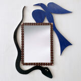 Wooden mirror
