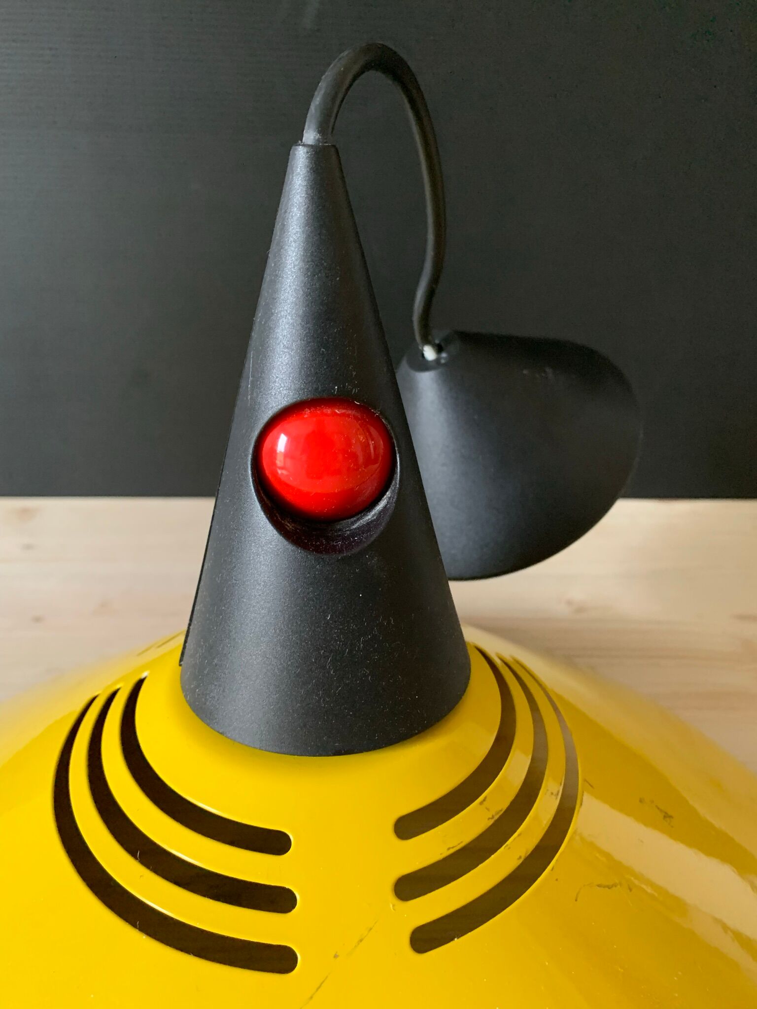 Vintage yellow pendant lamp