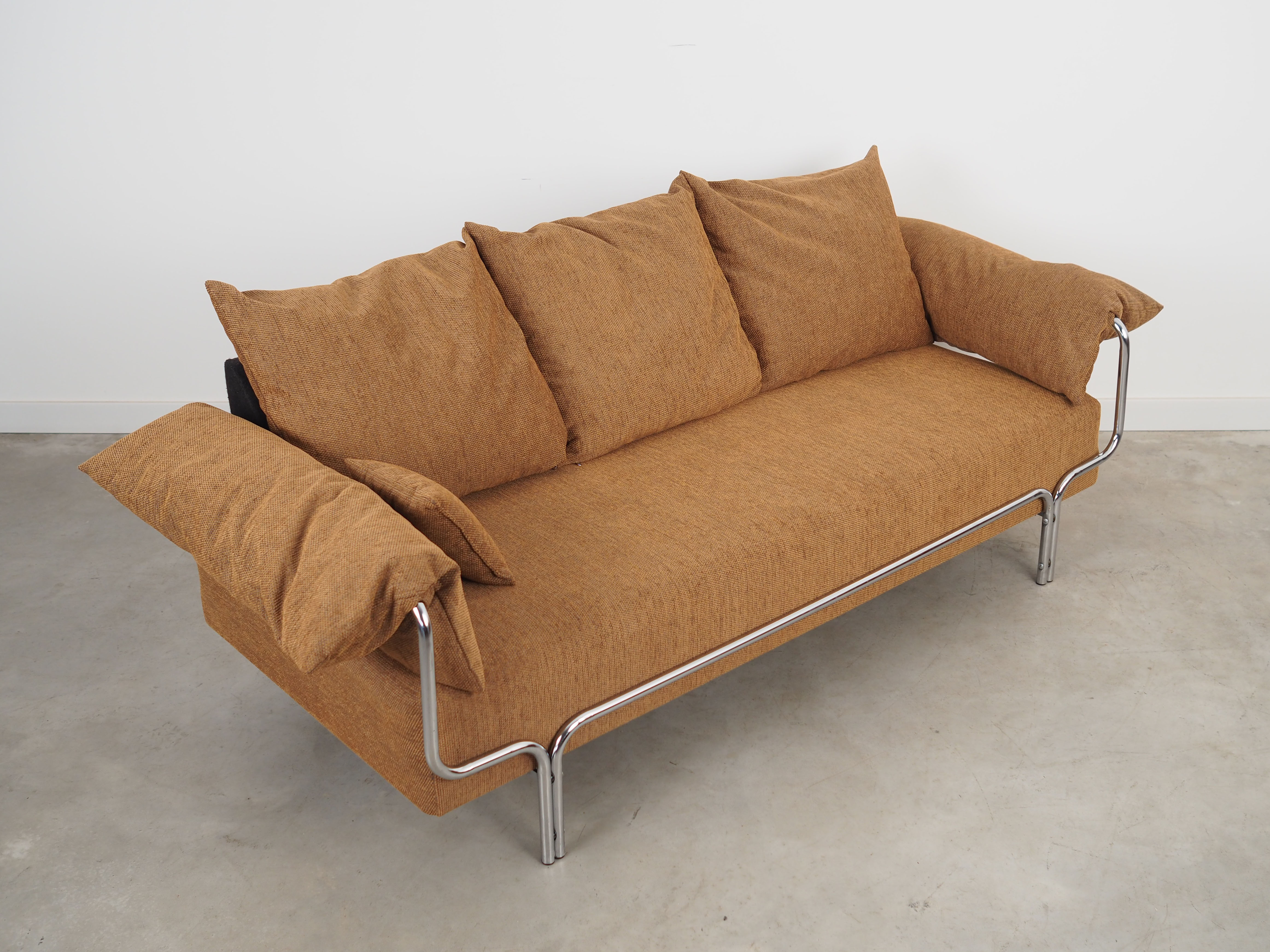 Brown sofa, Danish design, 1970s, production: Denmark