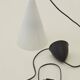 Suspension / lampe cone en verre SCE Teepee vintage circa 1990