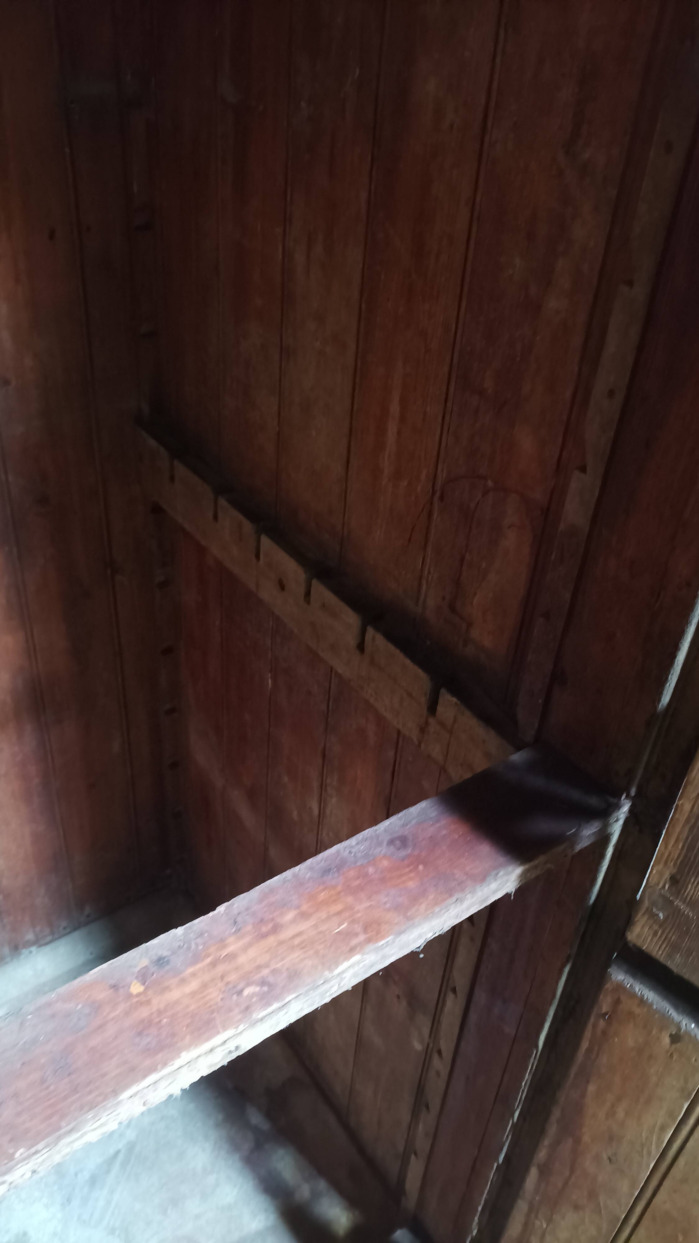 Xavier Aubert Dijon butcher's cooler in solid oak, professional furniture