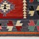 6x9 Red & Grey Orientel Large Kilim Rug, Vintage Wool Kilim Rug, 170x267Cm