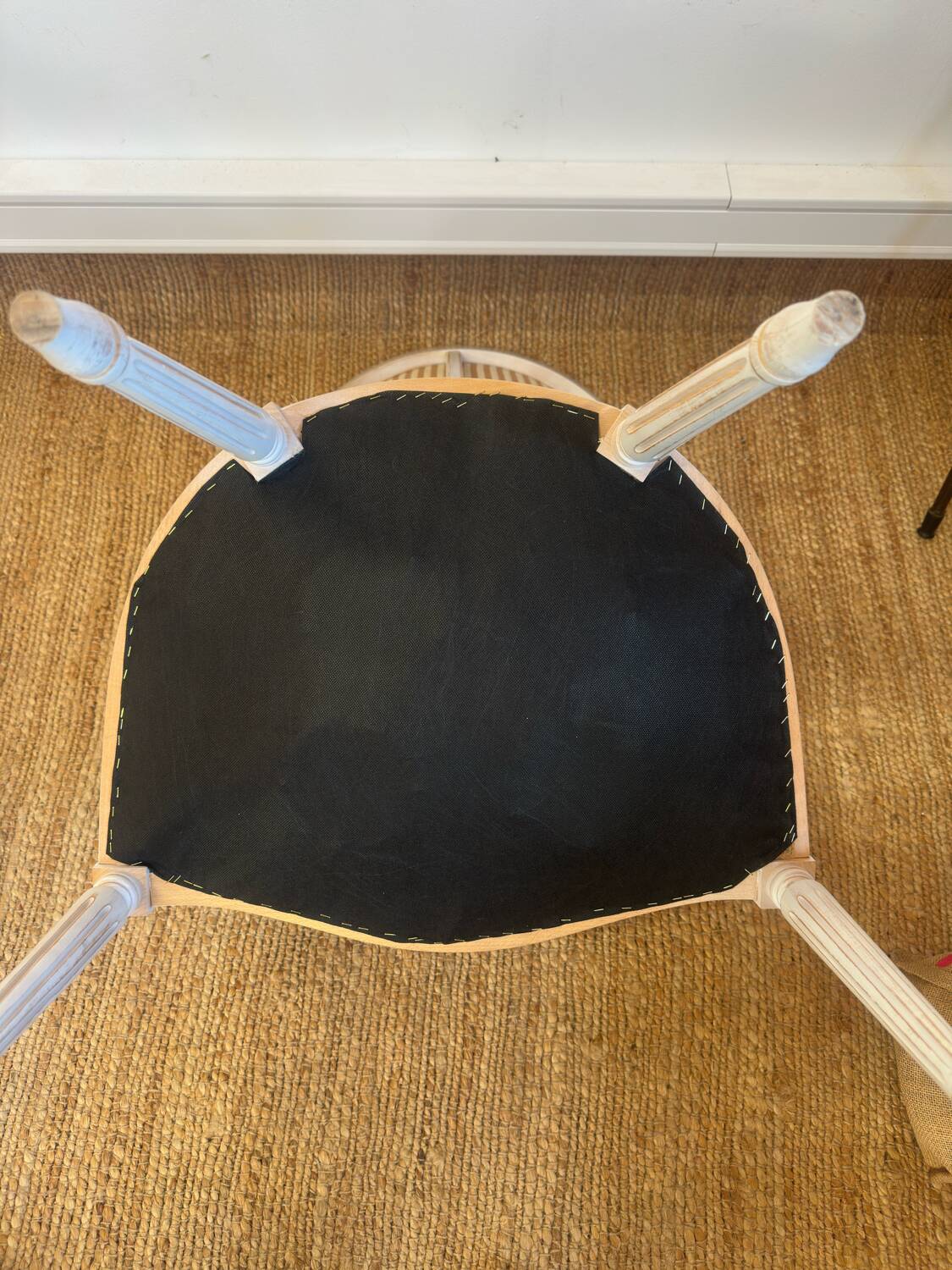 Pair of Louis XVI style medallion armchairs