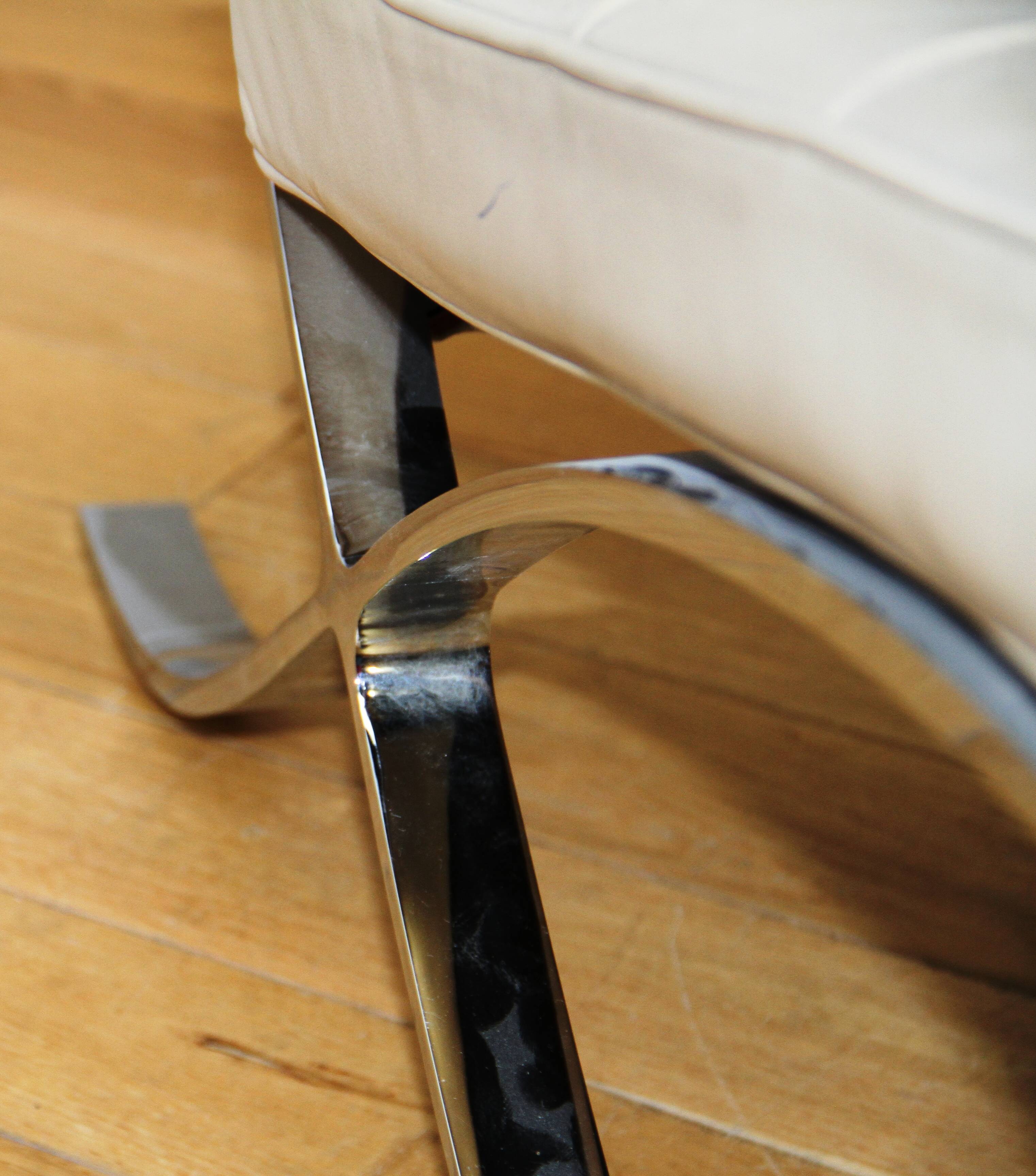 Pair of Barcelona armchairs, Knoll