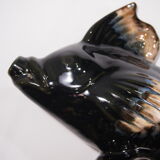 Soliflore poisson céramique vintage
