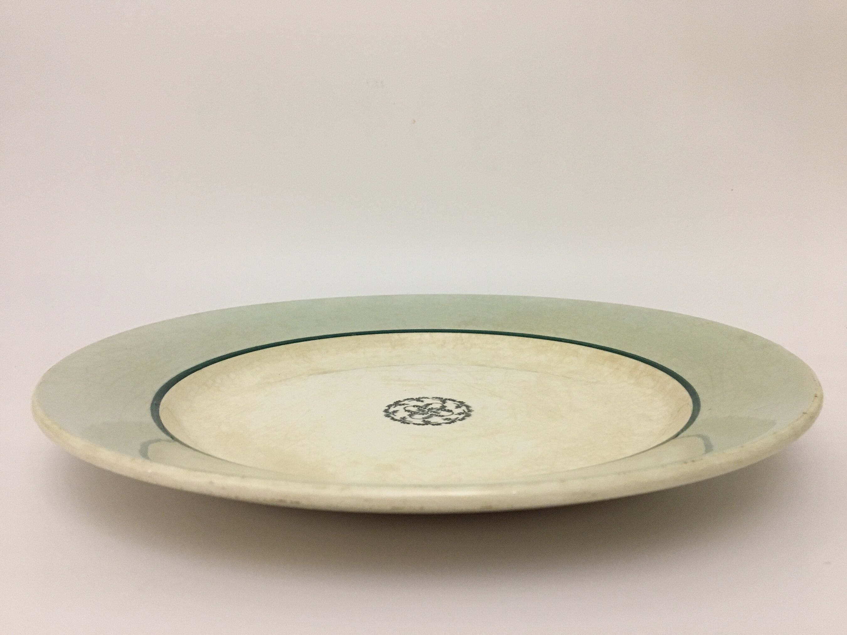 Service Dish Signed "Gien"