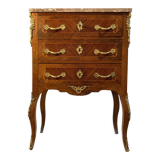 Louis XV chest of drawers in marquetry