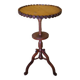 French Walnut Side Table On Tripod, Late 19th Century
