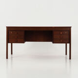 Oak wood desk by Domino Møbler Scandinavian design of the 1970s